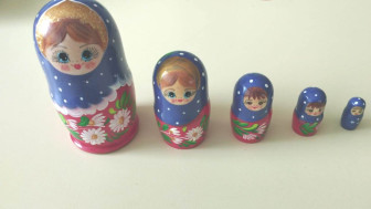 Знакомство малышей с народной игрушкой - русская Матрёшка.